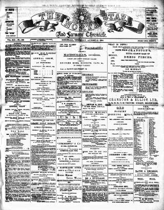 cover page of North Star and Farmers' Chronicle published on August 11, 1904