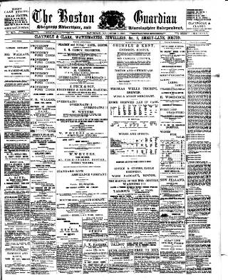 cover page of Boston Guardian published on December 5, 1896
