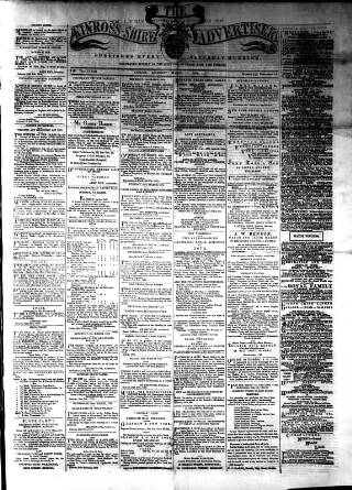 cover page of Kinross-shire Advertiser published on March 1, 1879