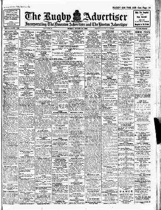 cover page of Rugby Advertiser published on March 1, 1946