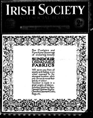 cover page of Irish Society (Dublin) published on December 3, 1921