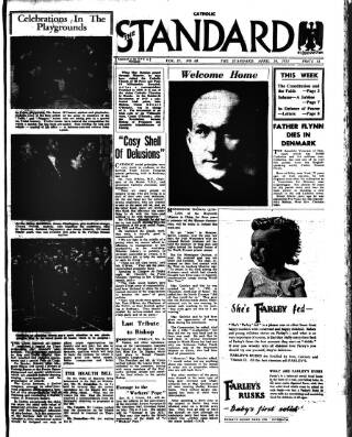 cover page of Catholic Standard published on April 24, 1953