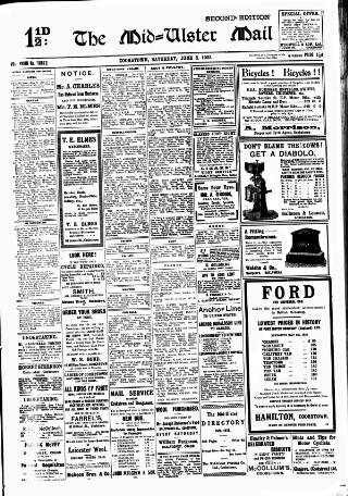cover page of Mid-Ulster Mail published on June 2, 1923
