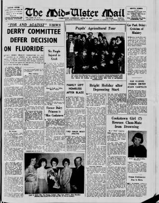 cover page of Mid-Ulster Mail published on April 20, 1963