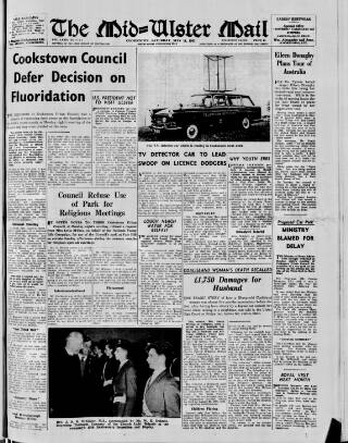 cover page of Mid-Ulster Mail published on May 11, 1963