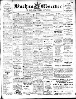 cover page of Buchan Observer and East Aberdeenshire Advertiser published on June 1, 1915