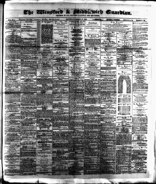 cover page of Winsford & Middlewich Guardian published on March 29, 1890