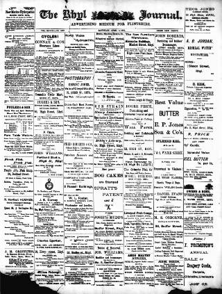 cover page of Rhyl Journal published on April 3, 1897
