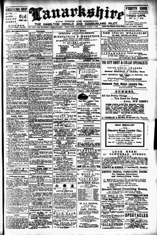 cover page of Hamilton Herald and Lanarkshire Weekly News published on June 1, 1907