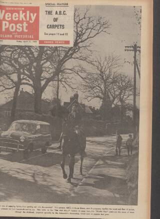 cover page of Birmingham Weekly Post published on April 17, 1959