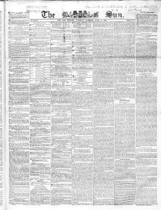 cover page of Sun (London) published on June 2, 1868