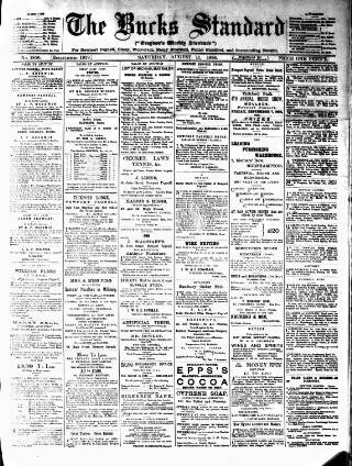 cover page of Croydon's Weekly Standard published on August 11, 1894