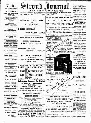 cover page of Stroud Journal published on April 27, 1894