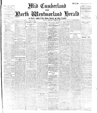 cover page of Cumberland & Westmorland Herald published on April 26, 1902