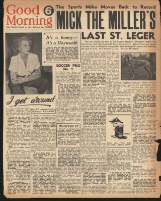 cover page of Good Morning published on April 24, 1943