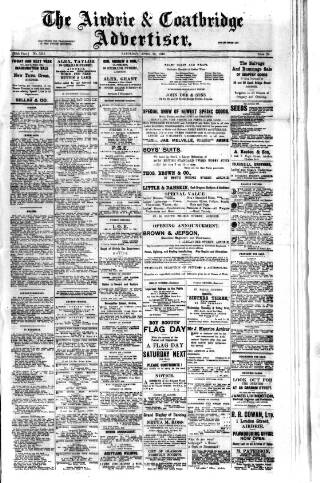 cover page of Airdrie & Coatbridge Advertiser published on April 26, 1919