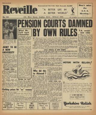 cover page of Reveille published on June 1, 1946