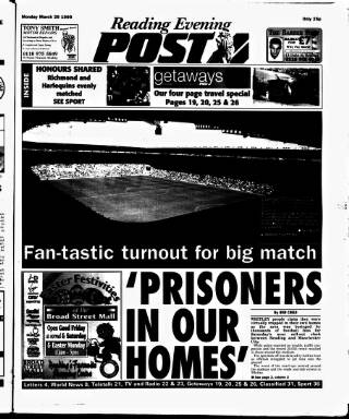 cover page of Reading Evening Post published on March 29, 1999
