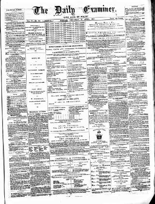 cover page of Ulster Examiner and Northern Star published on April 20, 1871