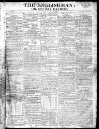 cover page of Englishman published on April 26, 1812