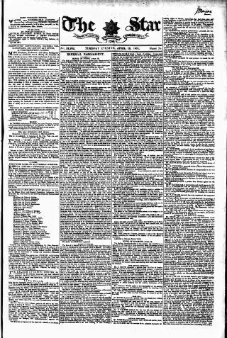 cover page of Star (London) published on April 19, 1831
