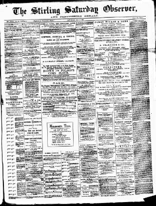 cover page of Stirling Observer published on July 4, 1891