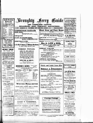 cover page of Broughty Ferry Guide and Advertiser published on December 5, 1913