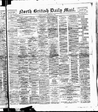 cover page of North British Daily Mail published on February 24, 1890