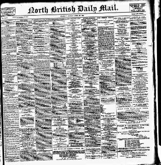 cover page of North British Daily Mail published on April 20, 1896