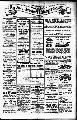cover page of Leven Advertiser & Wemyss Gazette published on June 2, 1925