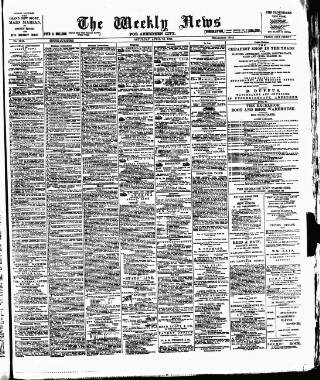 cover page of Aberdeen Weekly News published on April 18, 1891