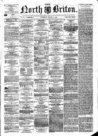 cover page of North Briton published on August 11, 1858