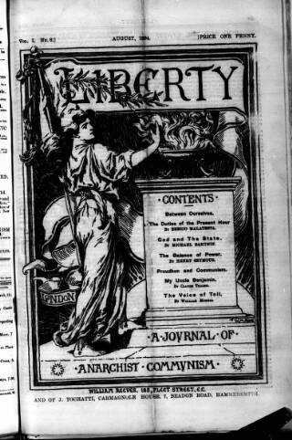 cover page of Liberty published on August 1, 1894