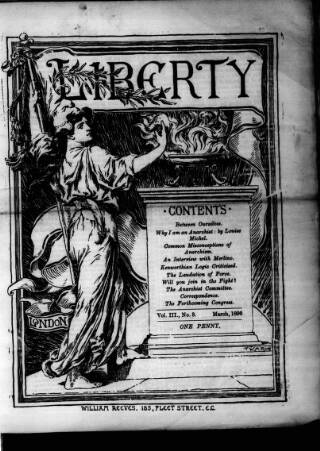cover page of Liberty published on March 1, 1896