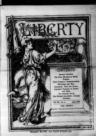 cover page of Liberty published on April 1, 1896