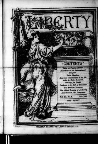 cover page of Liberty published on June 1, 1896