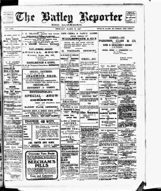 cover page of Batley Reporter and Guardian published on March 28, 1907