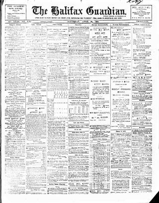 cover page of Halifax Guardian published on April 20, 1918