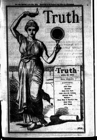 cover page of Truth published on April 19, 1894