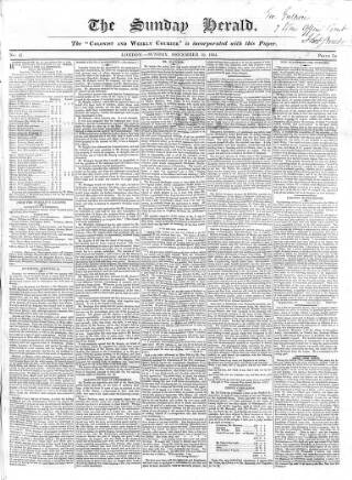cover page of Colonist and Commercial Weekly Advertiser published on December 19, 1824