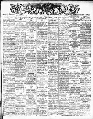 cover page of Herald of Wales published on March 29, 1890
