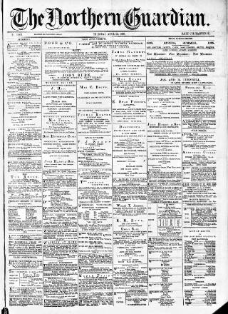 cover page of Northern Guardian (Hartlepool) published on April 25, 1895
