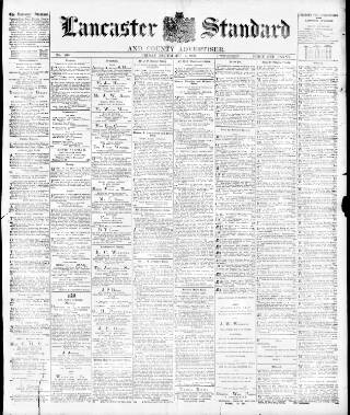 cover page of Lancaster Standard and County Advertiser published on December 3, 1897