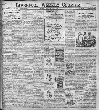 cover page of Liverpool Weekly Courier published on June 2, 1900