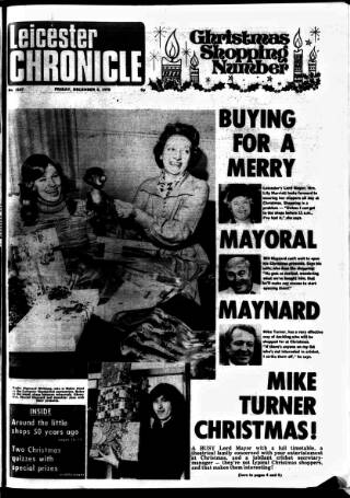 cover page of Leicester Chronicle published on December 5, 1975