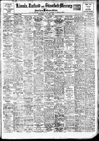 cover page of Boston Guardian published on April 25, 1945