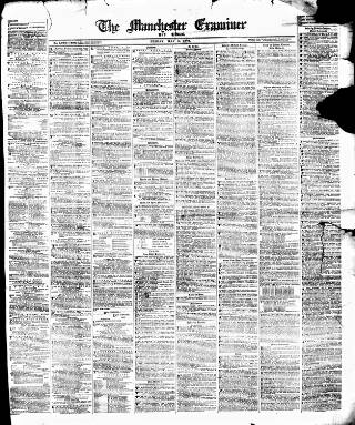 cover page of Manchester Daily Examiner & Times published on May 8, 1874