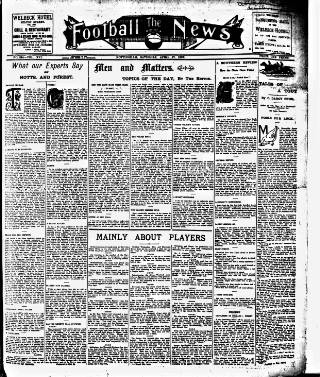 cover page of Football News (Nottingham) published on April 27, 1907