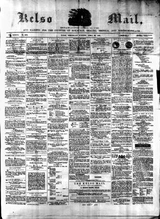 cover page of Kelso Mail published on April 23, 1879