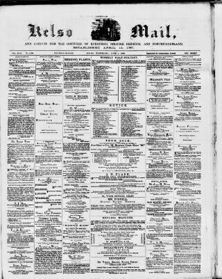 cover page of Kelso Mail published on June 1, 1892